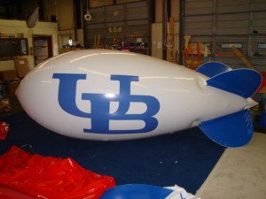 mascot balloon with UB logo